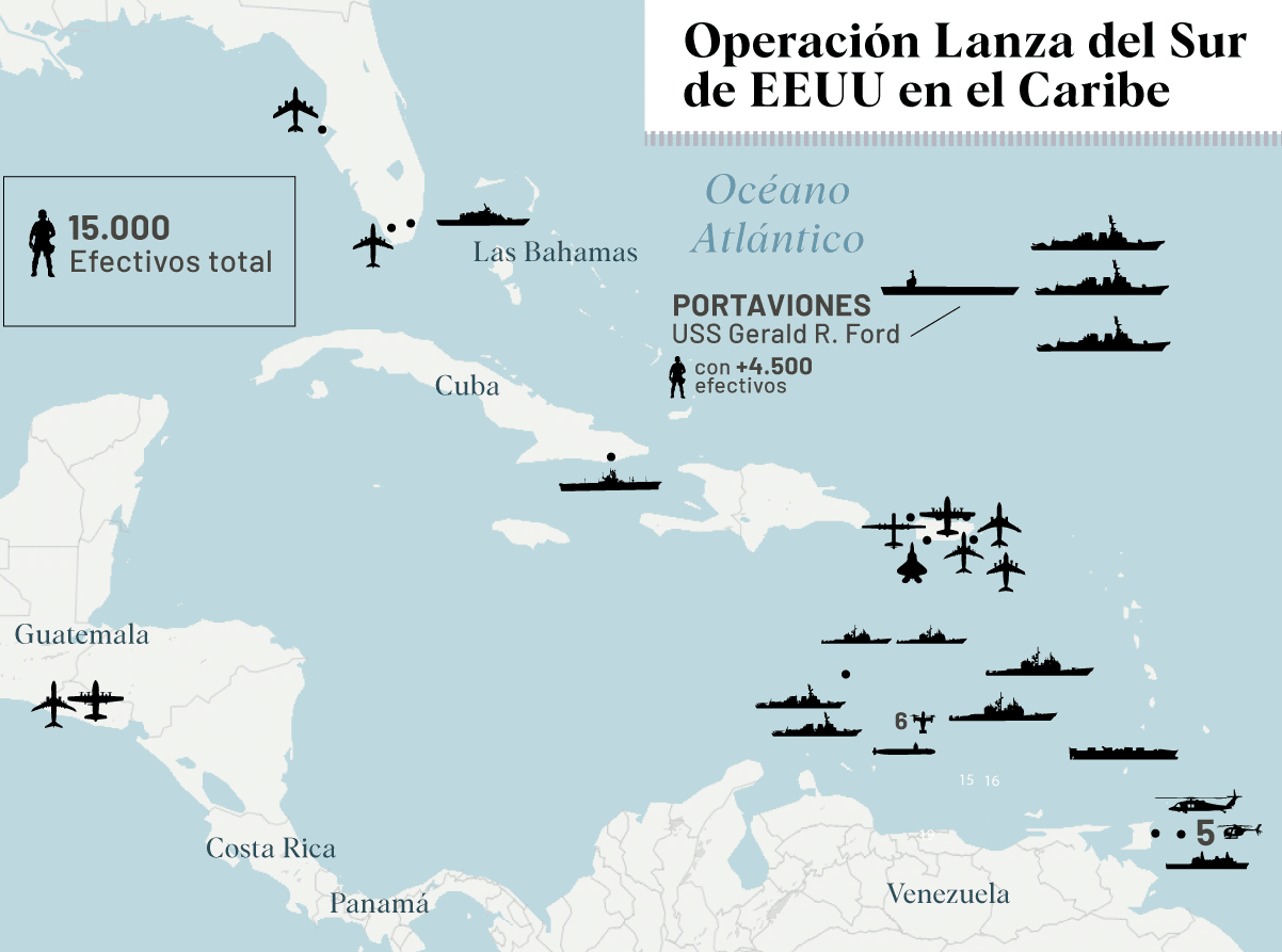 Operación Lanza del Sur de EEUU en el Caribe
