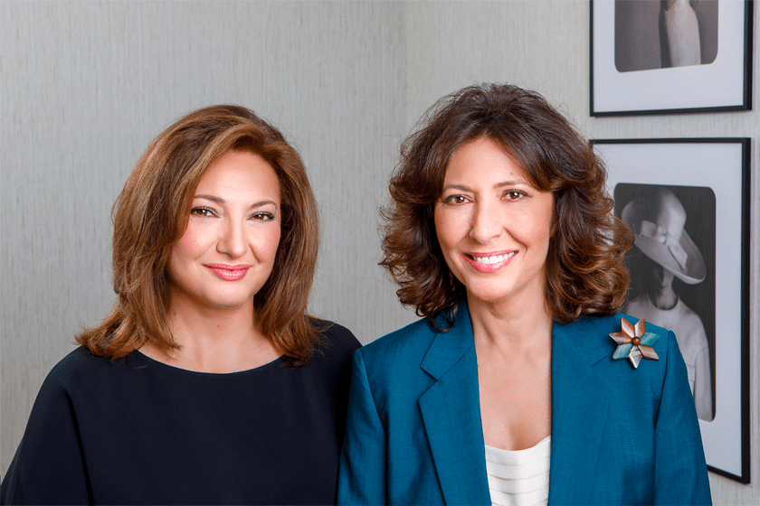 Marta Álvarez junto a su hermana Cristina Álvarez, nueva presidenta de El Corte Inglés.