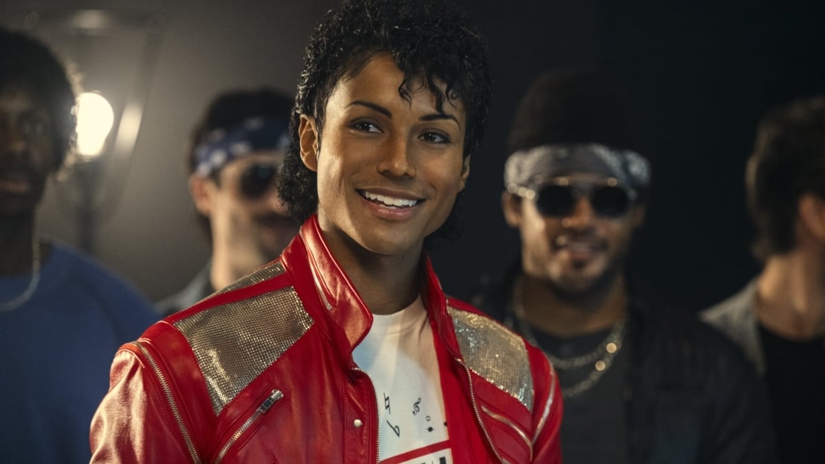 Jaafar Jackson como Michael Jackson en el biopic del artista.