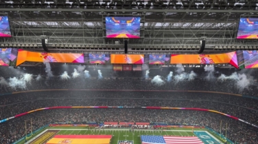 La NFL saca pecho del ambientazo en el Bernabéu con los himnos de España y EEUU