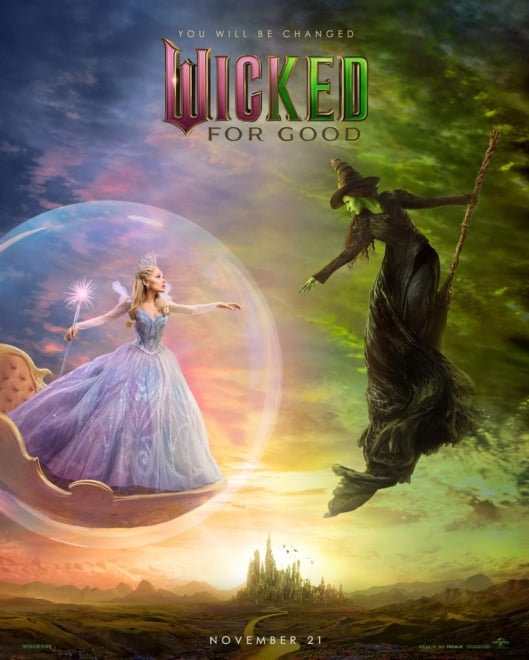 Póster promocional de 'Wicked: For Good'