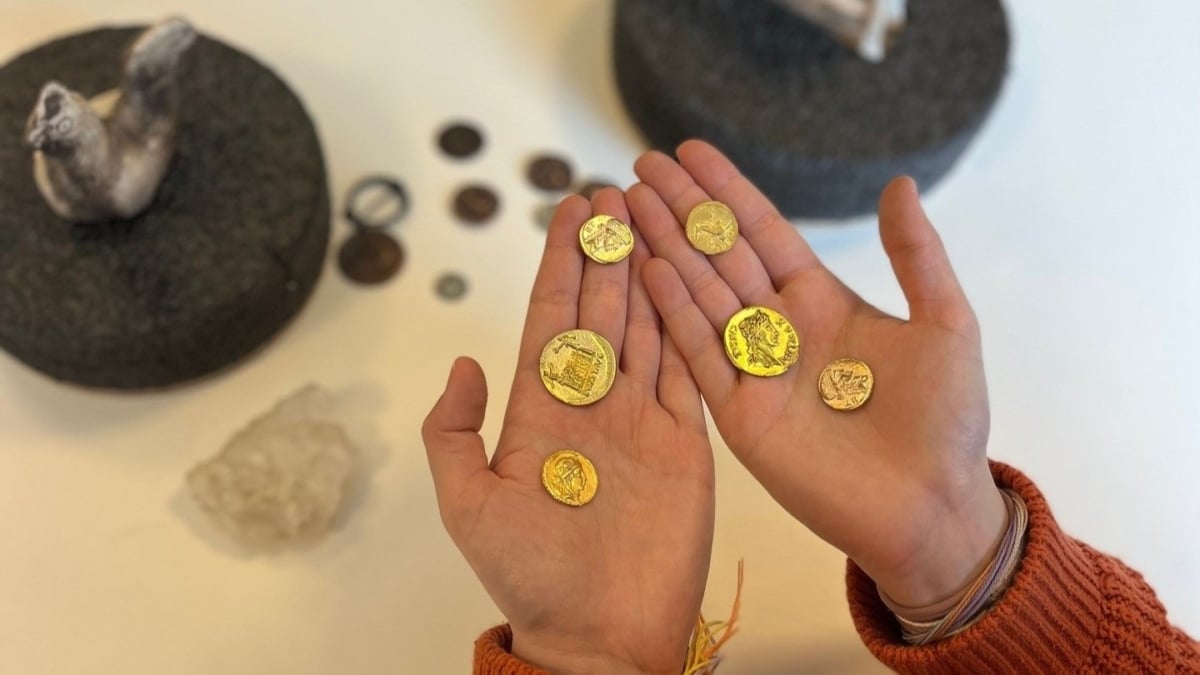 el tesoro de Vidy, en el aire