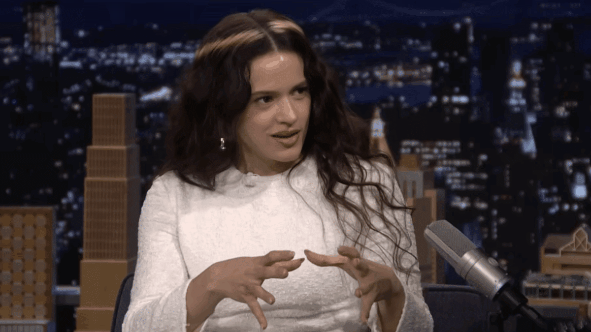 Rosalía este domingo en el 'Tonight Show' de Jimmy Fallon.