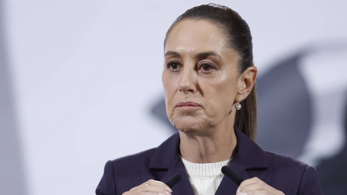 Claudia Sheinbaum en su comparecencia matinal de este miércoles.