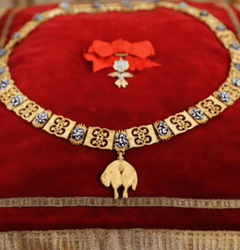 Imagen del Toison de Oro, la máxima distinción de la monarquía española.