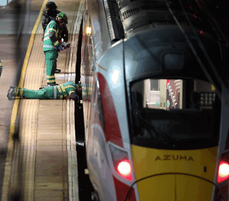La policía antiterrorista investiga el apuñalamiento masivo en el tren de Londres: los dos detenidos son británicos