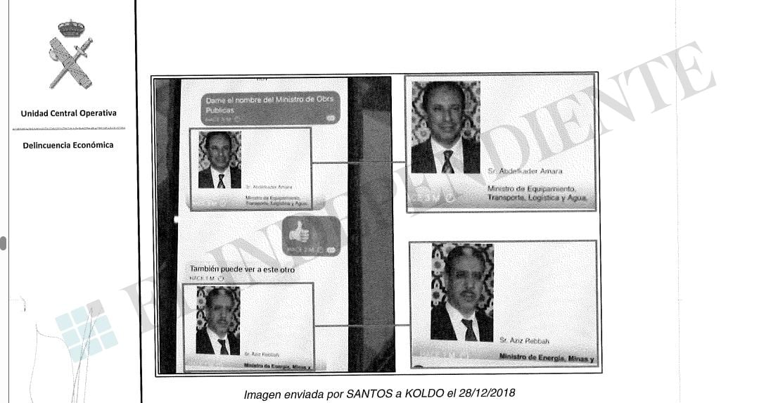 Cerdán facilitó a Koldo el contacto de dos ministros de Marruecos para una obra: "Es de plena confianza"