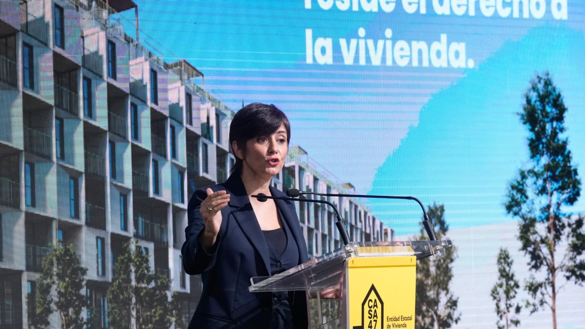 La ministra de Vivienda y Agenda Urbana, Isabel Rodríguez.
