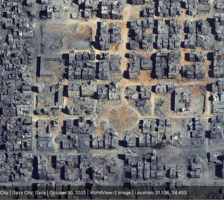 2025, un año de guerras y desastres climáticos visto desde el espacio