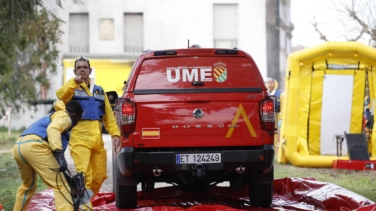 Soldados cazando jabalíes. Lo normal