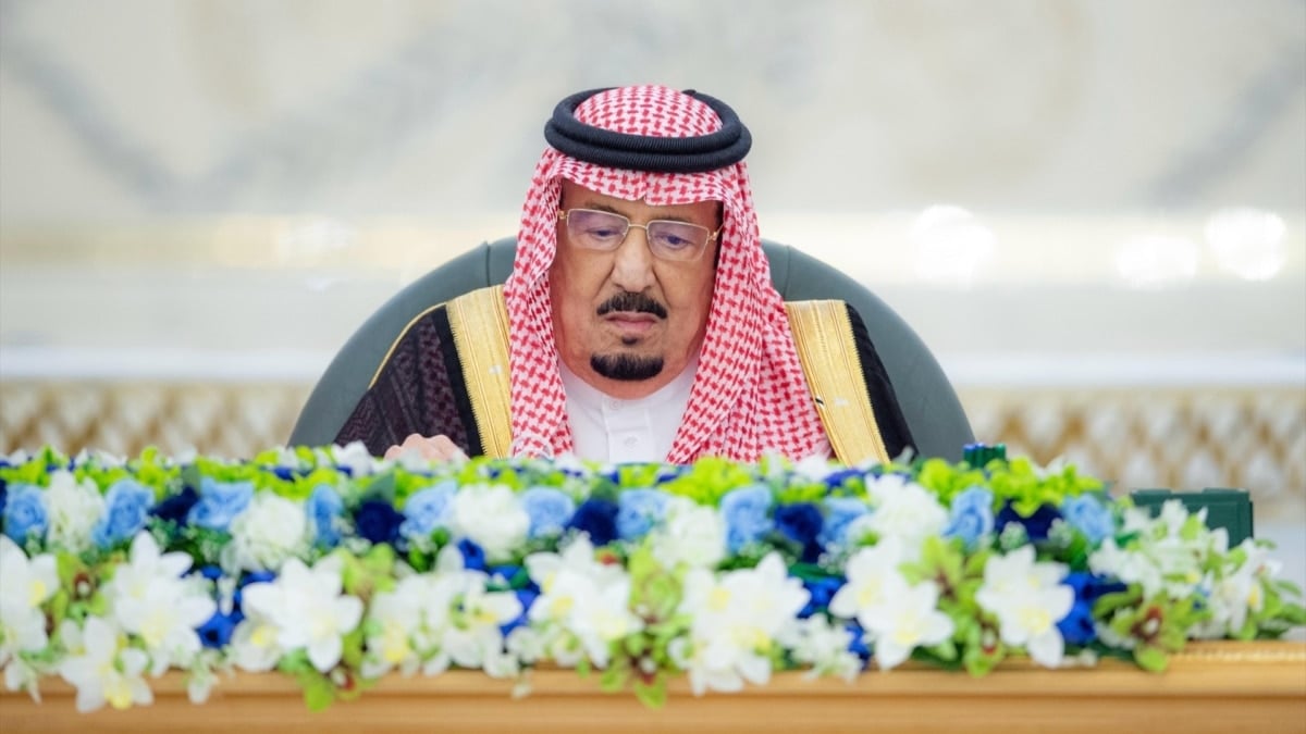 El rey saudí Salmán bin Abdulaziz el pasadomes de agosto durante una reunión del Gobierno.
