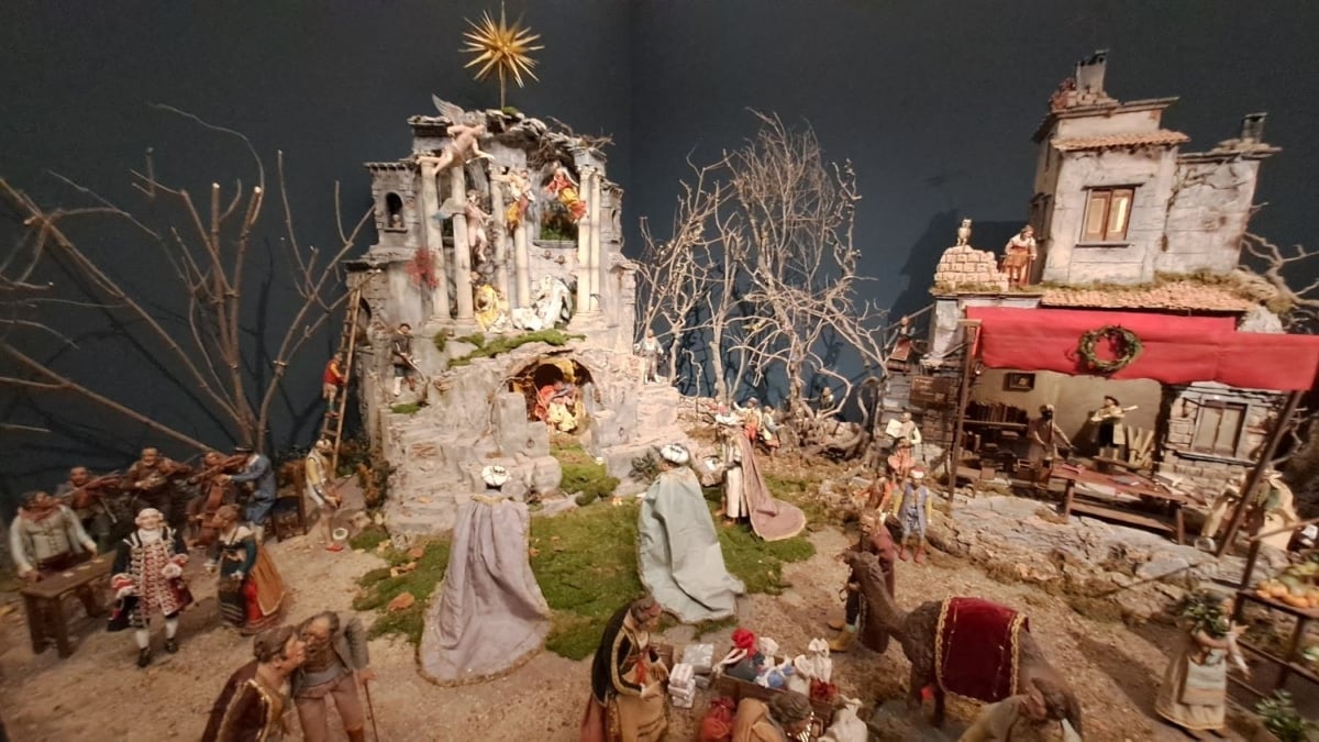 Imagen del Belén del Príncipe 2025 instalado en el Palacio Real.