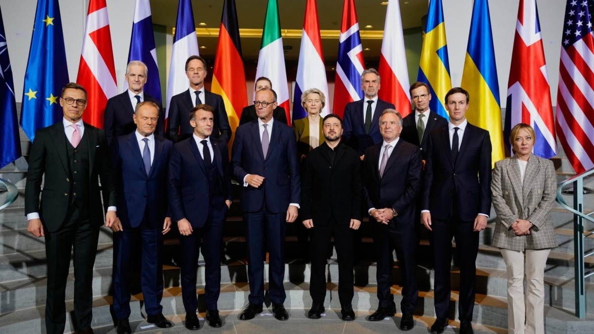 Los líderes europeos reunidos en Berlín junto a Zelenski