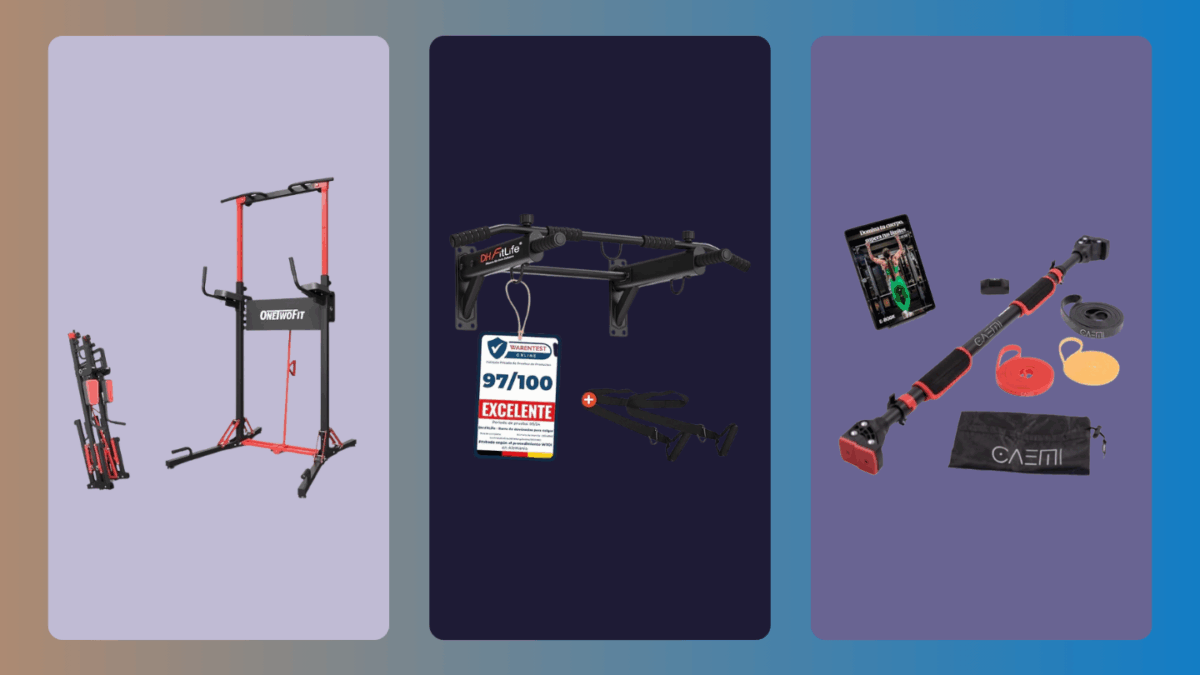 Las 10 mejores barras de dominadas para casa 2025 [sin taladro]