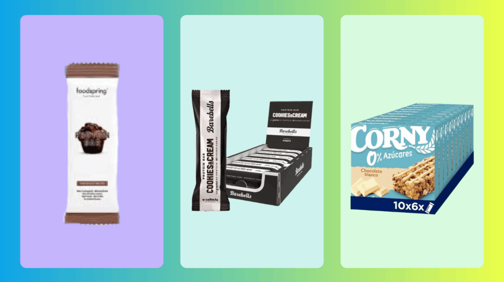 Mejores barritas proteicas de 2025: Comparativa por sabor, calidad y uso