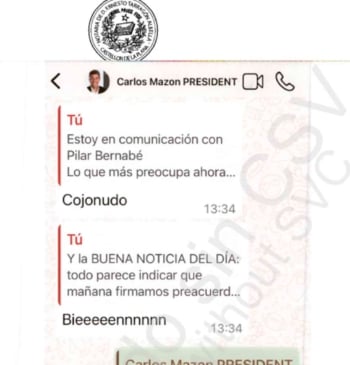 Mazón respondió "Cojonudo" al aviso de Pradas sobre la preocupación por el [...]