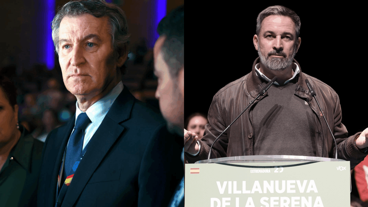 Feijóo y Abascal, pistoleros en Extremadura