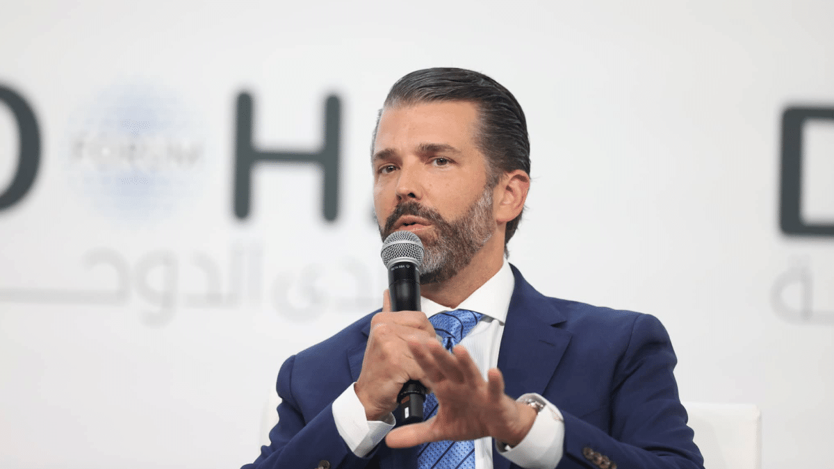 El hijo de Donald Trump arremete contra España por el gasto en Defensa: "El 2,2% no es una solución. EEUU ya no es el gran idiota con chequera"