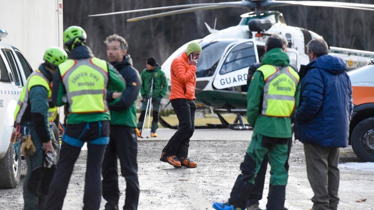 Operativo de rescate en Panticosa (Huesca).