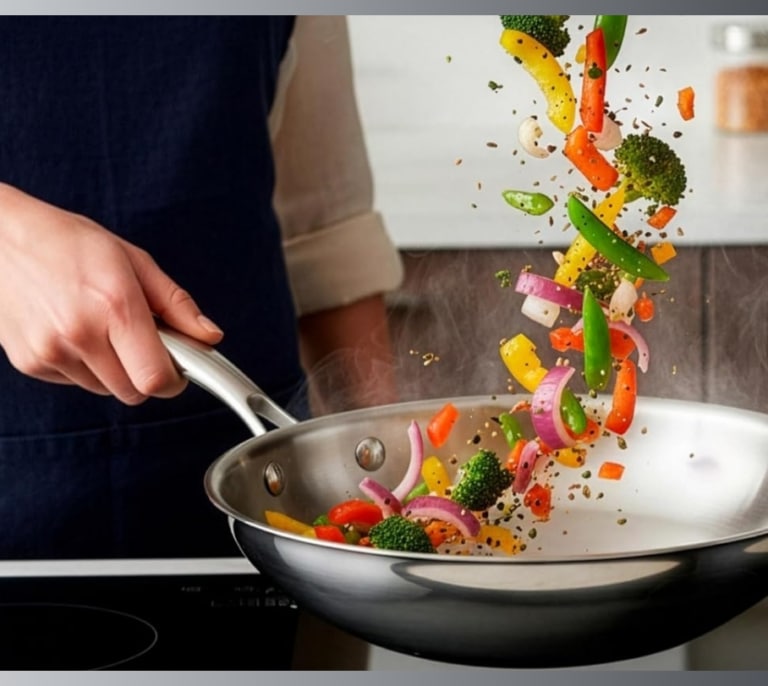 Review del Wok Fackelmann Vita3: el wok de acero inoxidable para todo tipo de cocinas