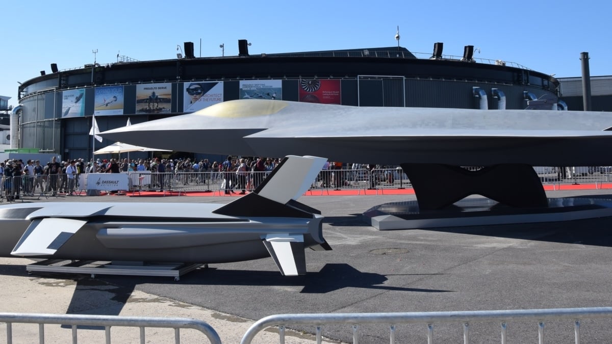 Prototipo del FCAS presentado en el Paris Air Show 2019.