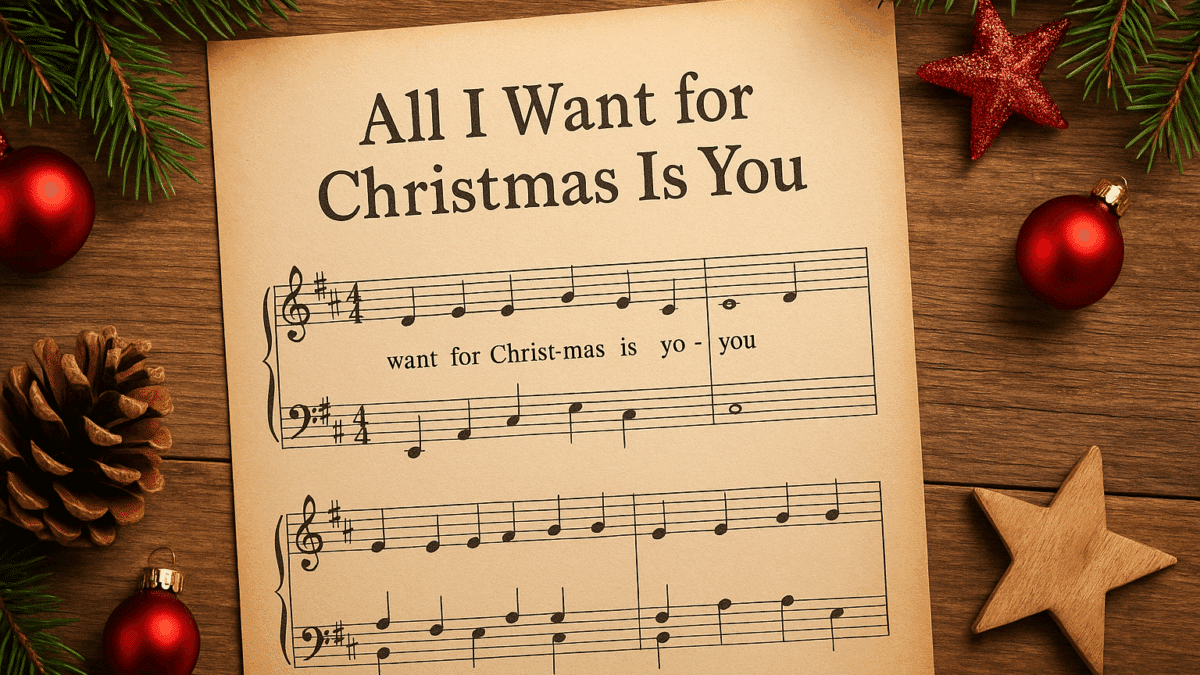 All I Want for Christmas Is You, el hit navideño de Mariah Carey.