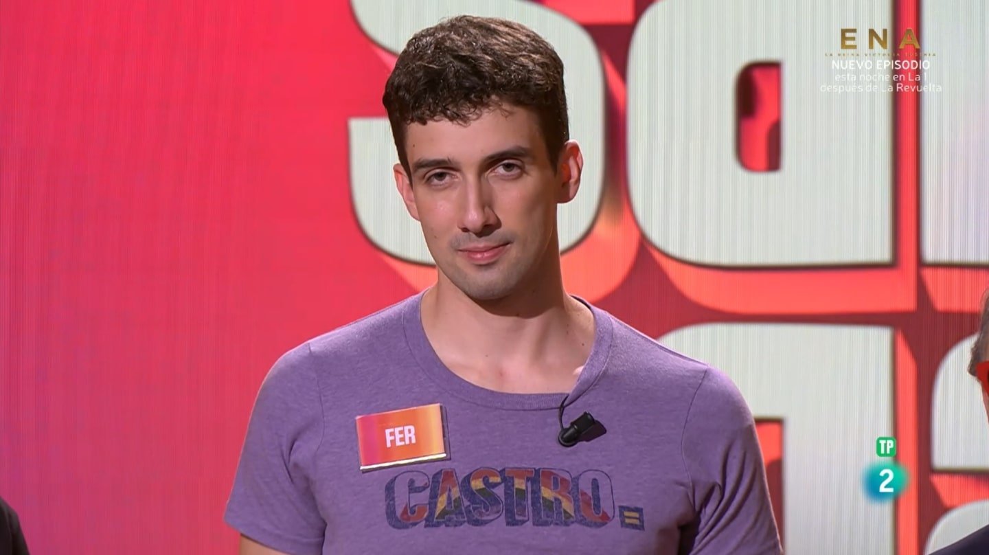 Fer Castro se despide de 'Saber y ganar' tras completar los 100 programas: "Es muy inusual que alguien sin experiencia previa en concursos lo haga bien en Pasapalabra"