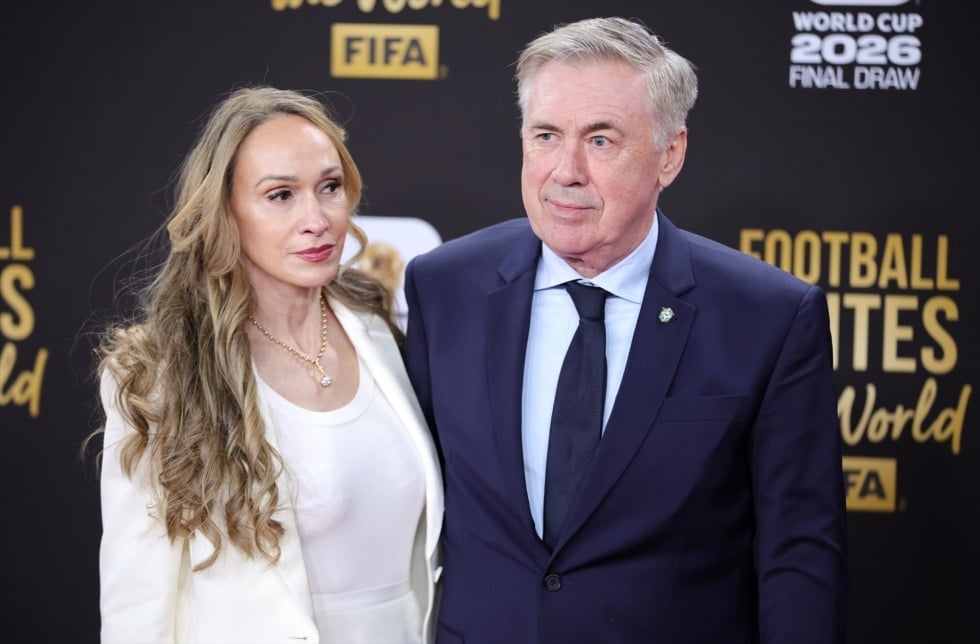 04 December 2025, US, Washington: Brazil head coach Carlo Ancelotti attends the 2026 FIFA World Cup draw at the John F. Kennedy Center for the Performing Arts in Washington. Photo: Sam Corum/PA Wire/dpa 04/12/2025 ONLY FOR USE IN SPAIN
