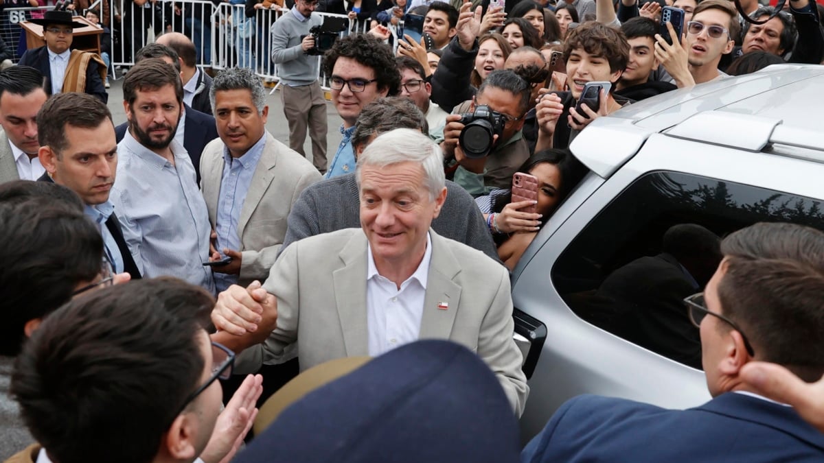 José Antonio Kast en la jornada electoral