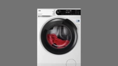 ¿Sin espacio para tender la ropa? Entonces necesitas esta lavasecadora AEG que cuida tus prendas y está rebajadísima