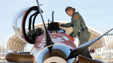 El primer vuelo de la princesa Leonor