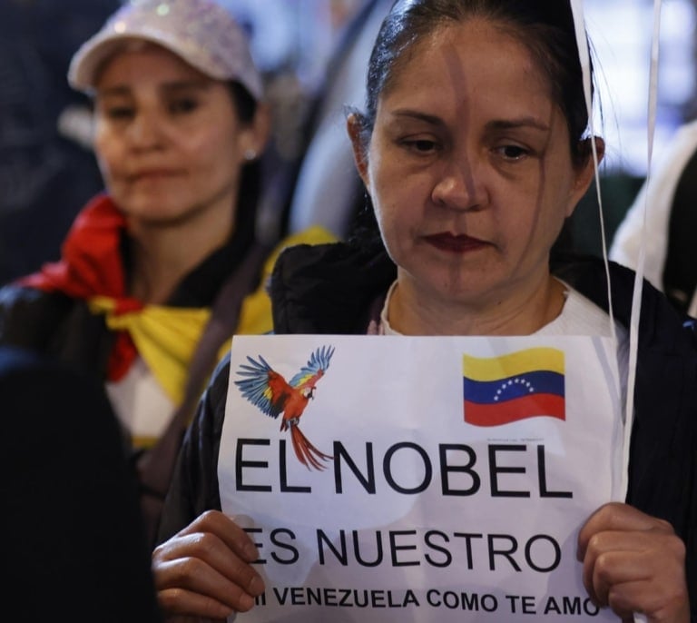 María Corina Machado no estará en la ceremonia de entrega del Nobel de la Paz