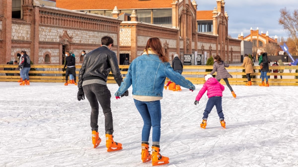 Pista de hielo de Matadero, en la Comunidad de Madrid