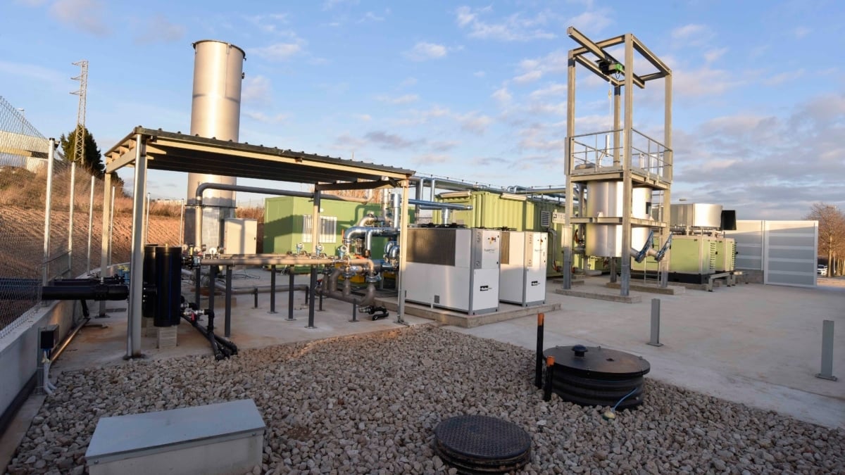 Planta Elena, en Barcelona, que produce biometano a partir de los residuos sólidos urbanos