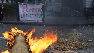 Cientos de tractores toman Bruselas contra los recortes de la PAC y los acuerdos con Marruecos