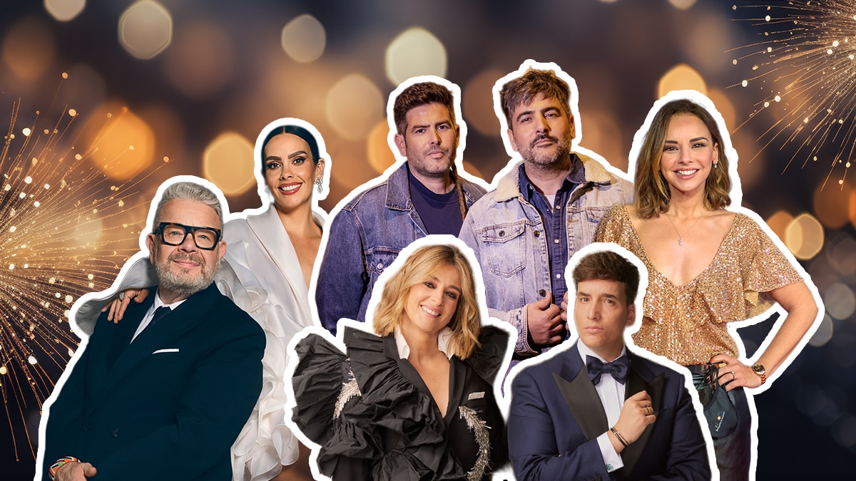 Quién da las campanadas 2026 en todos los canales, La 1, Antena 3, Telecinco, Cuatro, laSexta