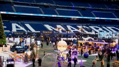 El gran derbi navideño de Madrid: Bernabéu y Metropolitano se convierten en parques temáticos