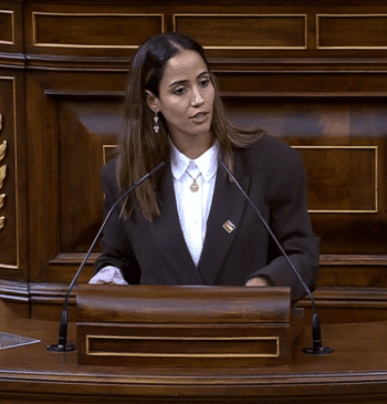 El rapapolvo de la saharaui de Sumar a Albares: "Los militantes socialistas [...]