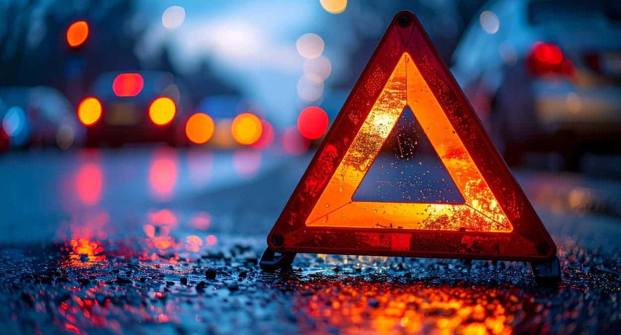 La Guardia Civil pide seguir usando los triángulos de emergencia en 2026