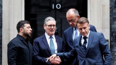 Starmer, Macron y Merz cierran filas con Zelenski frente a un Trump ansioso por ceder ante Putin