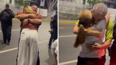 Abrazos y lágrimas: las imágenes de las primeras liberaciones de presos políticos en Venezuela en medio de la espera