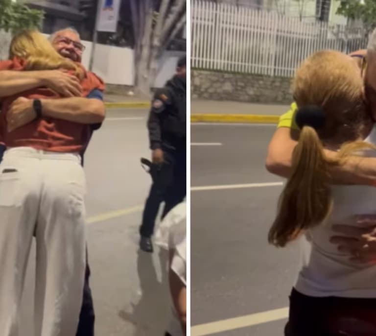 Abrazos y lágrimas: las imágenes de las primeras liberaciones de presos políticos en Venezuela en medio de la espera