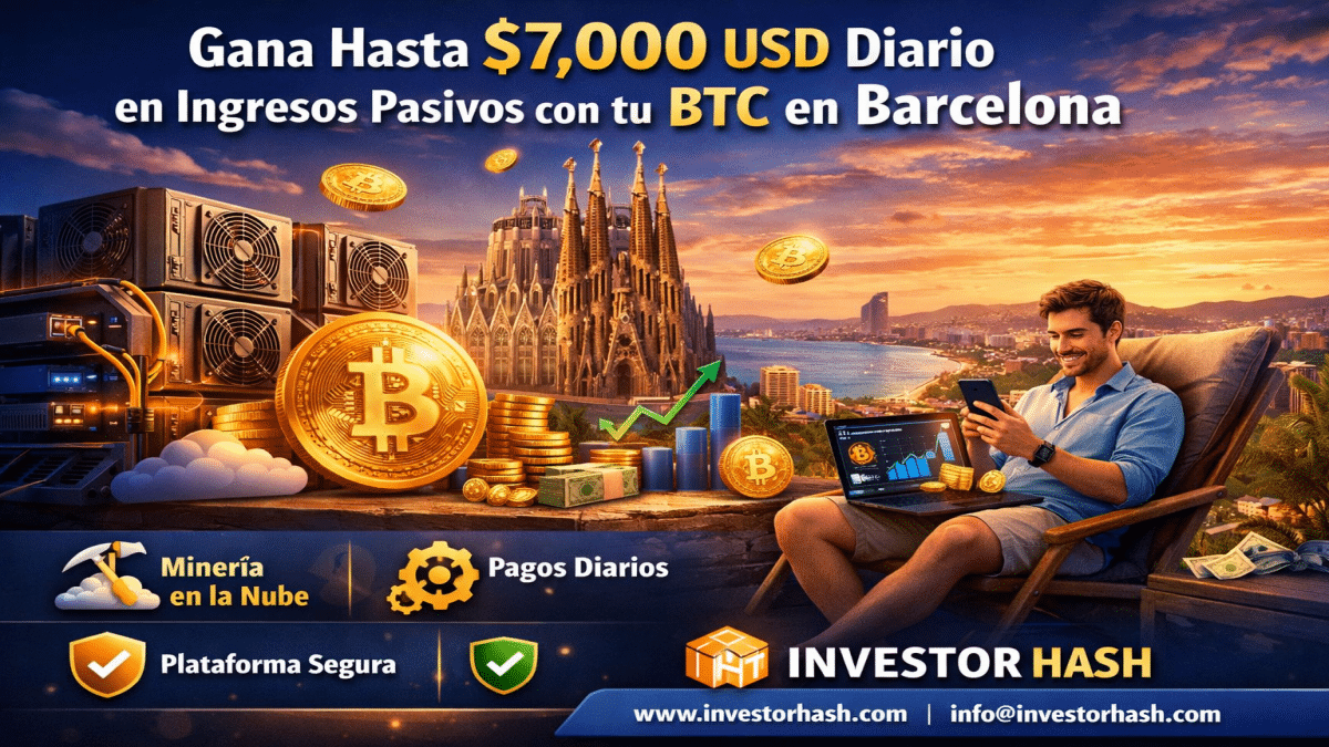 Cómo los usuarios de BTC en Barcelona generan hasta 7.000 USD diarios de ingresos pasivos en un mercado altamente volátil