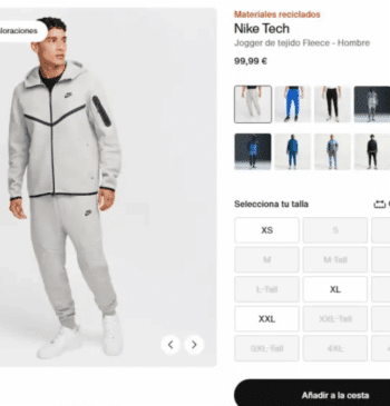 Imagen del chandal Nike que ha popularizado Nicolás Maduro