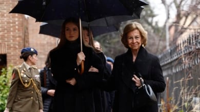 La Familia Real despide en Madrid a Irene de Grecia