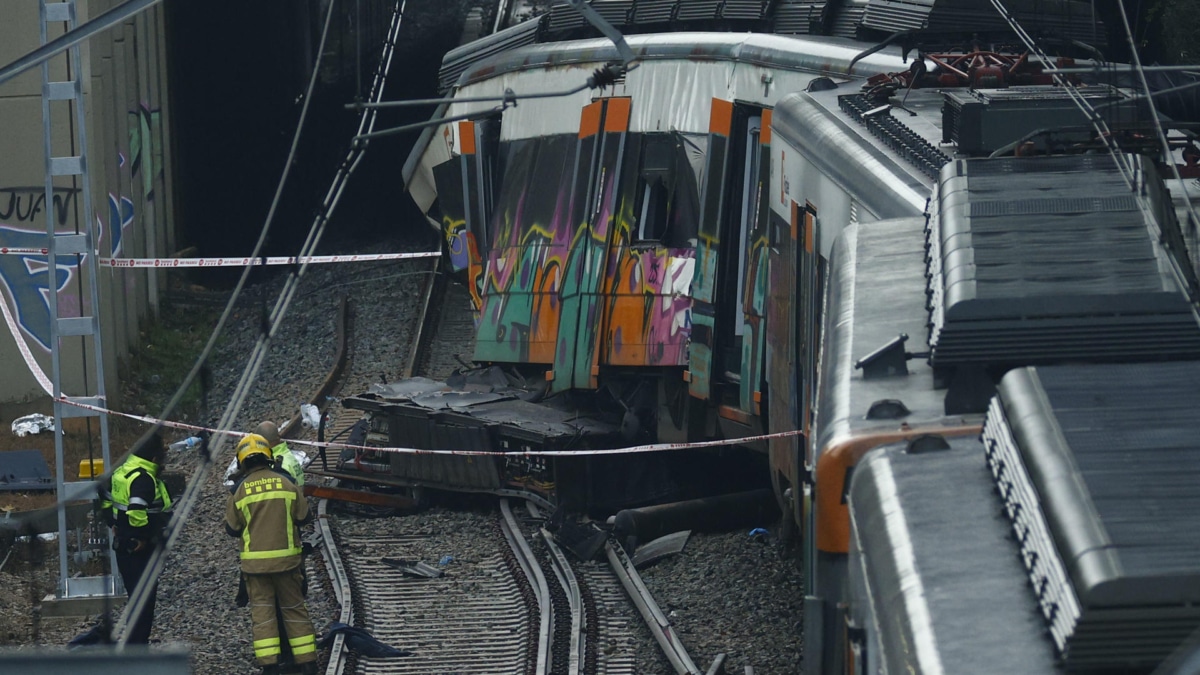 Accidente de Rodalies en Barcelona.