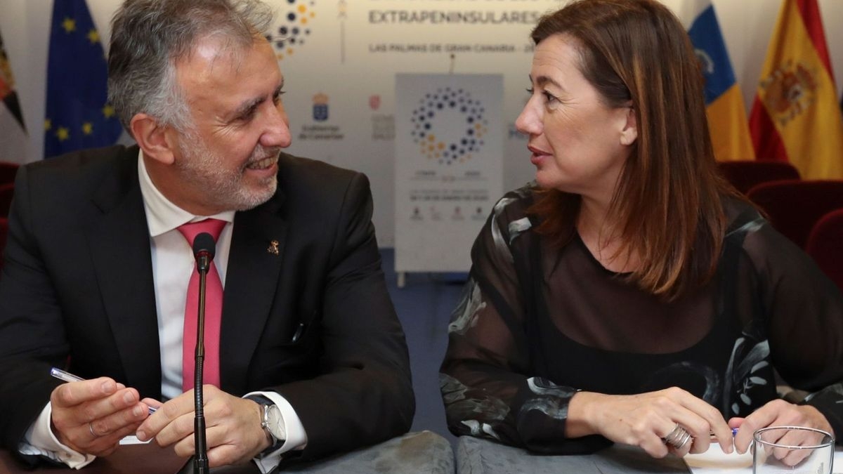 Ángel Víctor Torres y Francina Armengol