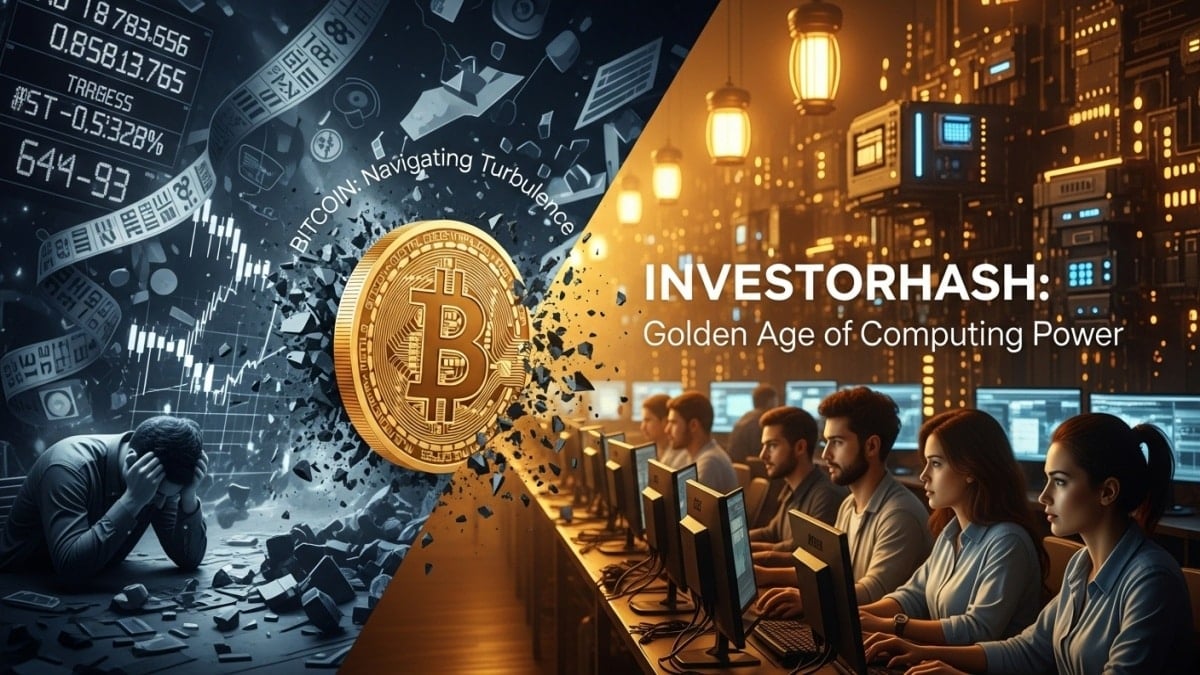 Bitcoin en turbulencia vs. colapso financiero tradicional: ¿Cómo Investor Hash convierte un mercado volátil en una era de oro de poder de cómputo?