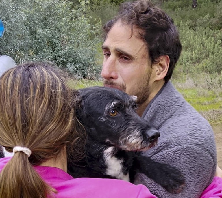 Final feliz para Boro, el perro desaparecido tras el accidente de Adamuz