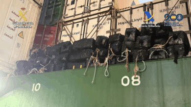 Más de dos toneladas de cocaína y 30 detenciones destapan la ruta marítima del 'Balkan Cartel'